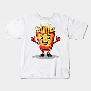 Cute French Fries T-Shirt Kids T-Shirt